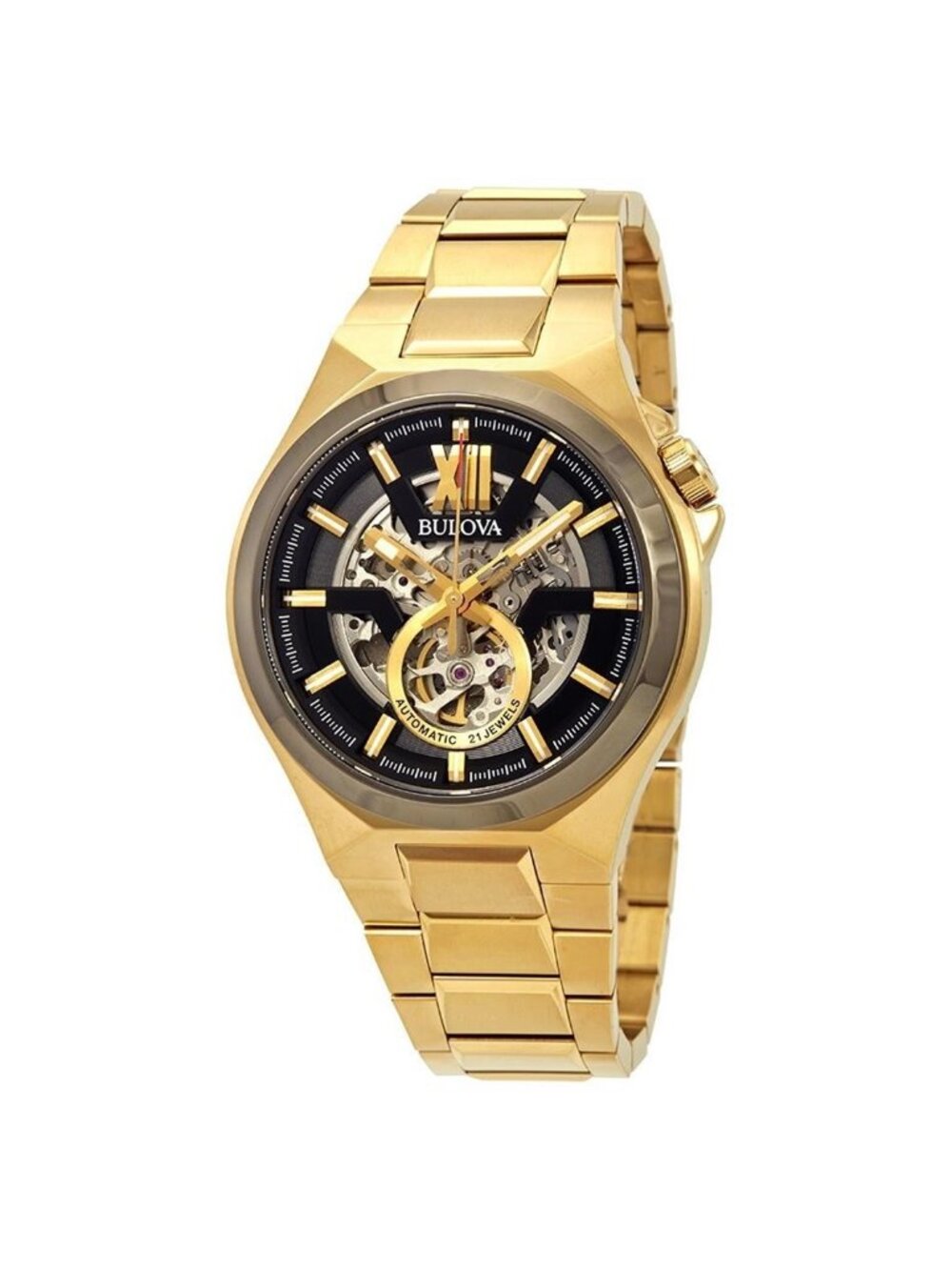 NWT Bulova Classic Automatic Black Dial Men's Watch